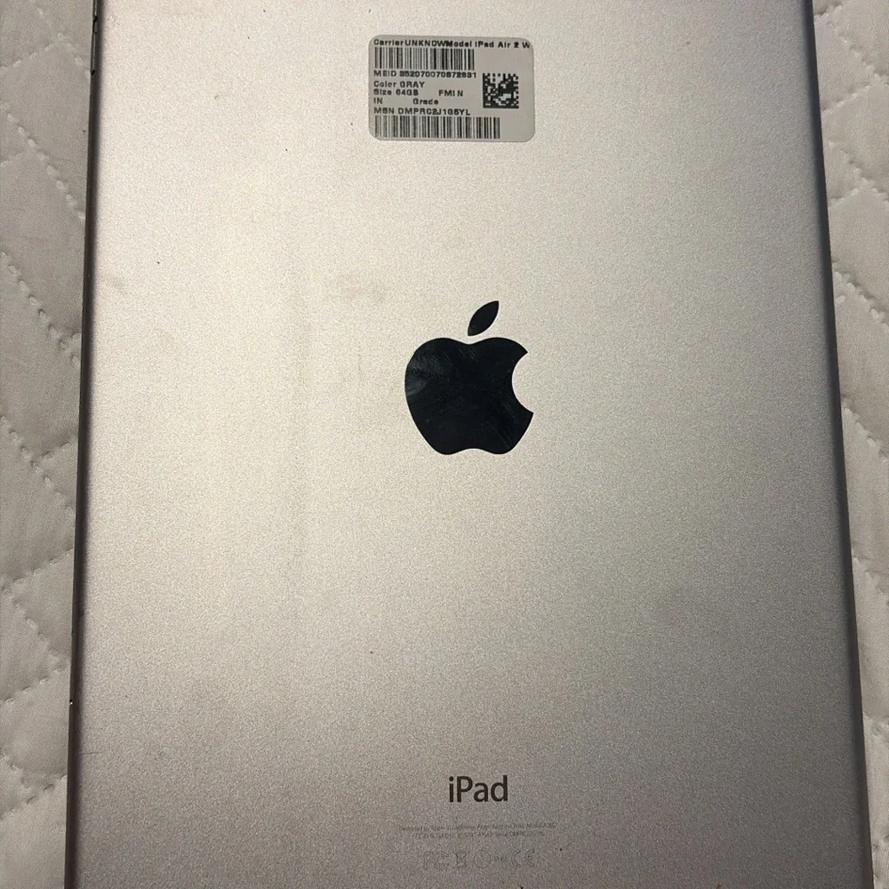 Apple Tablet with Black and Silver Design